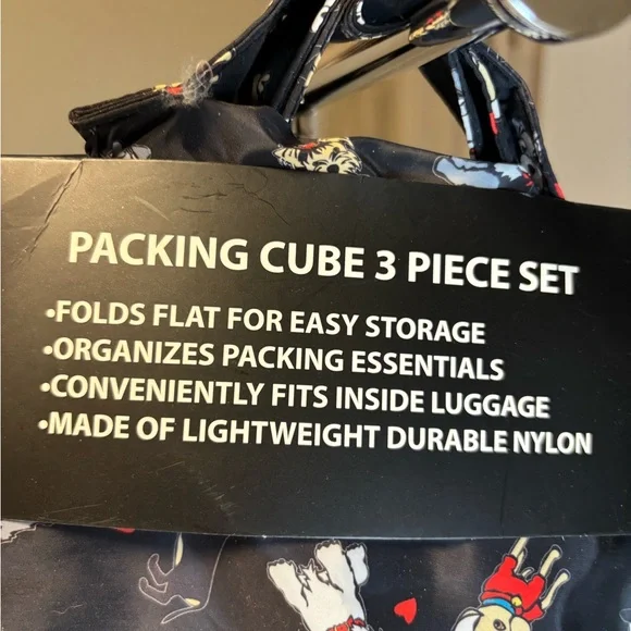 Marc Tetro Packing Cube Set with Doggie Design perfect for Dog Lovers! - Picture 5 of 6